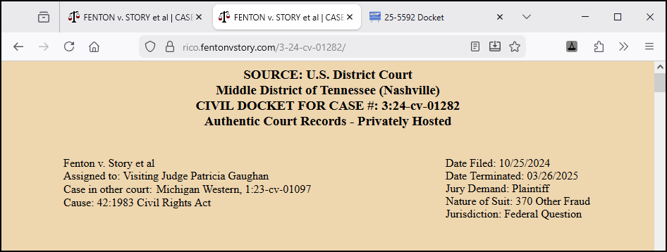 Click for the TNMD Docket